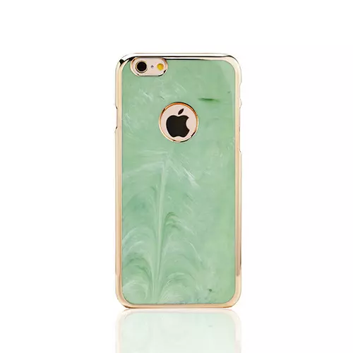 Telefontok iPhone 6/6s - zöld Lumann Marble tok