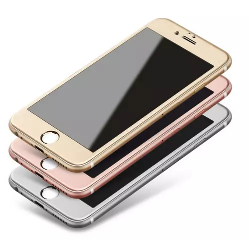 Üvegfólia iPhone 7 Plus / 8 Plus - 3D gold üvegfólia