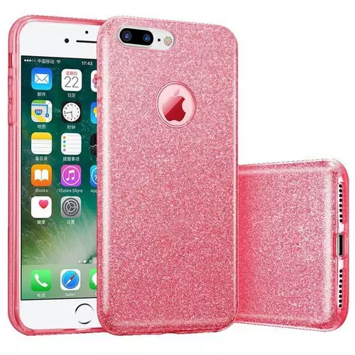 Telefontok iPhone X / iPhone XS - pink Shiny tok