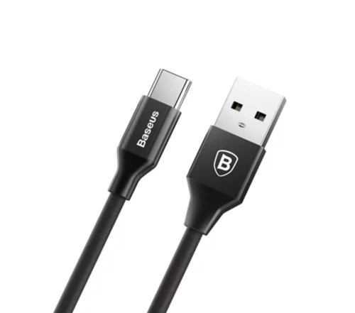 Baseus Yiven USB / Type-C fekete adatkábel 1,2m
