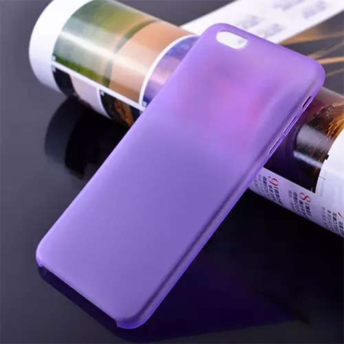 Telefontok iPhone 6/6s - ultravékony műanyag tok lila