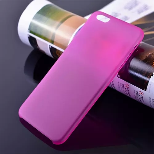 Telefontok iPhone 6 Plus / 6s Plus - ultravékony műanyag tok rózsaszín
