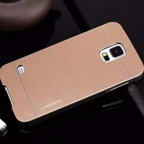 Telefontok Samsung Galaxy S5 - Motomo telefon tok arany