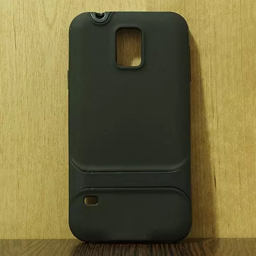 Telefontok Samsung Galaxy Note4 - Műanyag/szilikon tok kékesszürke-fekete