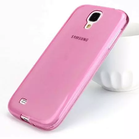 Telefontok Samsung Galaxy Note 4 - ultravékony átlátszó szilikon tok rózsaszín