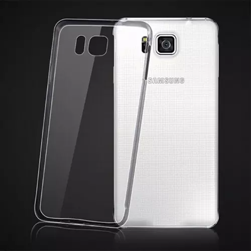 Telefontok Samsung Galaxy Alpha - ultravékony átlátszó szilikon tok