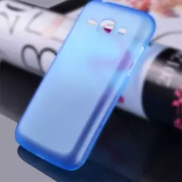 Telefontok Samsung Galaxy Ace3 - ultravékony műanyag tok kék