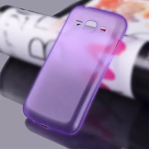 Telefontok Samsung Galaxy Ace3 - ultravékony műanyag tok lila