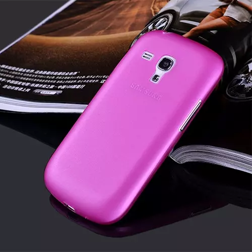 Telefontok Samsung Galaxy S3 mini - ultravékony műanyag tok rózsaszín