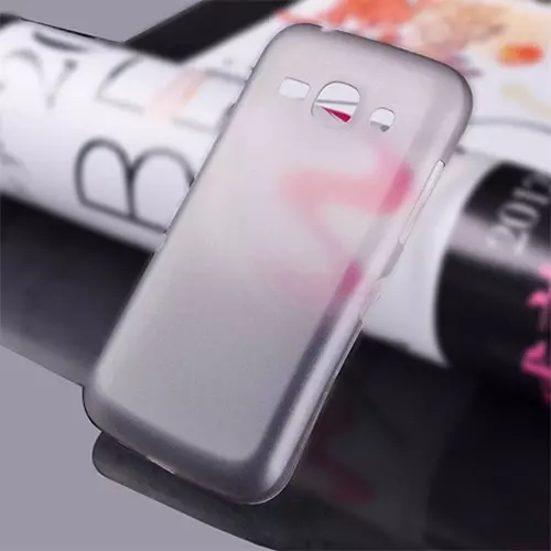 Telefontok Samsung Galaxy Ace3 - ultravékony műanyag tok szürke