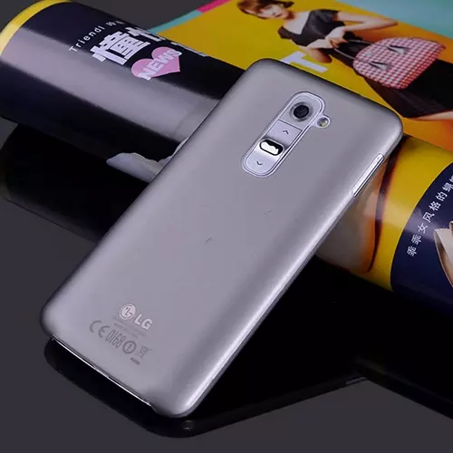 Telefontok LG G2 - ultravékony műanyag tok szürke