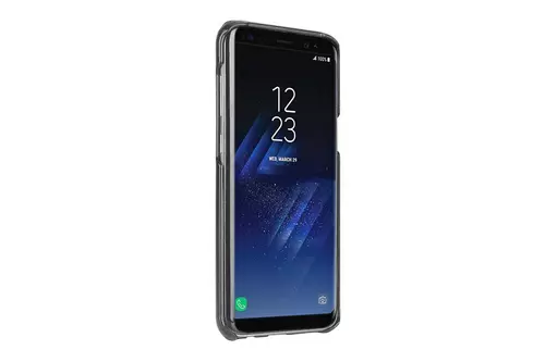 Telefontok Samsung Galaxy S8 Plus - Pierre Cardin Valódi Bőr Tok - Fekete (8719273133644)