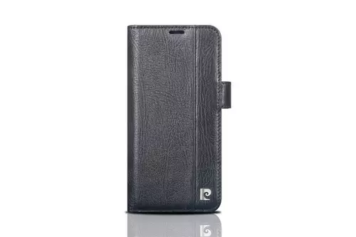 Telefontok Pierre Cardin Kihajtható Valódi Bőr Tok Galaxy S9 - Fekete (8719273145937)
