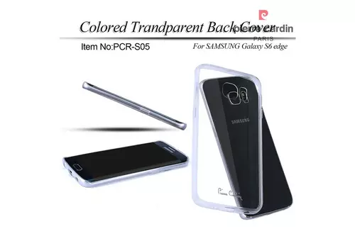 Telefontok Samsung Galaxy S6 Edge - G925 -Pierre Cardin Szilikon Tok Átlátszó (8719273213469)
