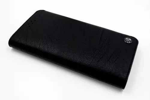 Telefontok UNIQ Fekete Kihajtható Tok - Samsung Galaxy S7 Edge 