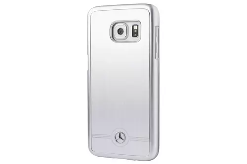 Telefontok Samsung Galaxy S7 Edge - Mercedes-Benz Kemény Tok Pure Line Ezüst (3700740376874)