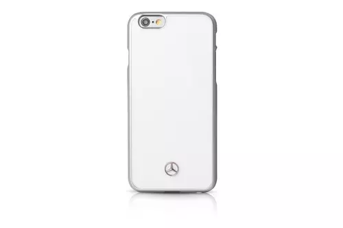 Telefontok iPhone 6 Plus / 6s Plus - Mercedes-Benz Kemény Tok Dinamikus Fémlemez Fehér (3700740365151)