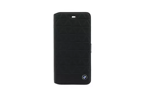 Telefontok iPhone 7 Plus / 8 Plus - BMW Kihajtható Tok Domborított Fekete (3700740396803)