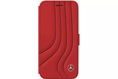 Telefontok iPhone 7/8 - Mercedes-Benz Kihajtható Tok Vörös (3700740418031)