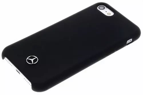 Telefontok Mercedes-Benz Szilikon Hátlap SZILIKON iPhone 7/8 / Se 2020 - Fekete (3700740417751)