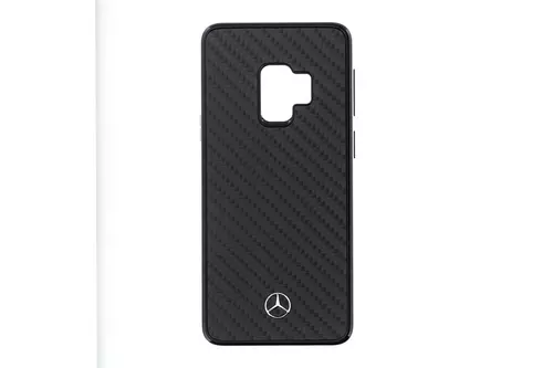 Telefontok Mercedes-Benz Szilikon Hátlap Dynamic Line For Samsung Galaxy S9 - Fekete (3700740427002)