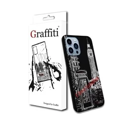 Telefontok iPhone 14 Pro Max - Graffiti No.200 mintás szilikon tok-1