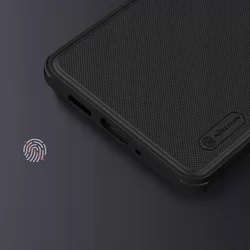 Telefontok Xiaomi 12T Pro - Nillkin Super Frosted fekete tok-2