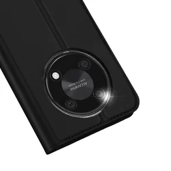 Telefontok Huawei Nova Y90 - Dux Ducis fekete kinyitható tok-3