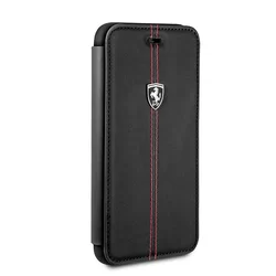Telefontok IPhone 7 Plus / 8 Plus - Ferrari Kinyitható Könyvtok - Fekete-2