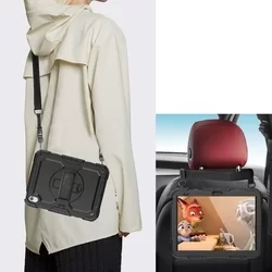 iPad 2022 10.9 (iPad 10) Tablettok - SOLID360 ütésálló, kitámasztható, fekete tablet tok-3