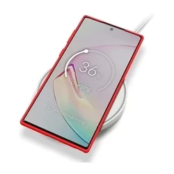 Telefontok Samsung Galaxy S23 Ultra - piros szilikon tok-1