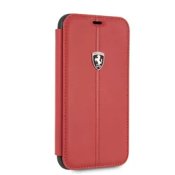 Telefontok IPhone XR Ferrari Kinyitható Könyvtok - Piros -3