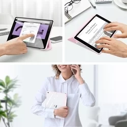 Tablettok iPad 2020 10.2 (iPad 8) - DUX DUCIS Copa pink ütésálló tok-6