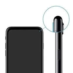 Üvegfólia iPhone SE 2020 - betekintésvédő üvegfólia fekete kerettel-3