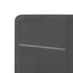 Telefontok Oppo A57s - fekete mágneses szilikon keretes könyvtok-4