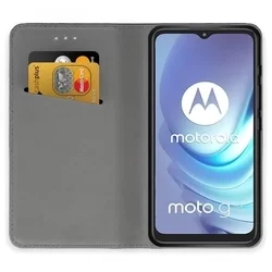 Motorola Moto G50 Telefontok - fekete mágneses szilikon keretes könyvtok-1