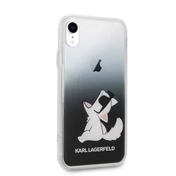 Telefontok IPhone XR - Karl Lagerfeld Hátlap Tok - Fekete-2
