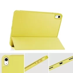 Tablettok iPad 2022 10.9 (iPad 10) - citromsárga smart case-1