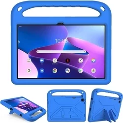 Tablettok Lenovo Tab M10 Plus 10,6 coll (3. gen, TB125FU, TB128XU) - Tech-Protect KidsCase - kék, kitámasztható tablet tok-1