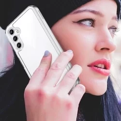 Telefontok Samsung Galaxy A14 5G - átlátszó hátlap tok, átlátszó szilikon kerettel-6