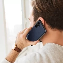 Telefontok Samsung Galaxy A14 5G - Dux Ducis Fino kék műanyag tok, szilikon kerettel-7
