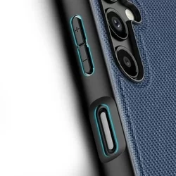 Telefontok Samsung Galaxy A14 5G - Dux Ducis Fino kék műanyag tok, szilikon kerettel-4