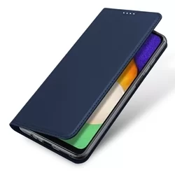 Telefontok Samsung Galaxy A14 5G - Dux Ducis kék flipcover tok-2
