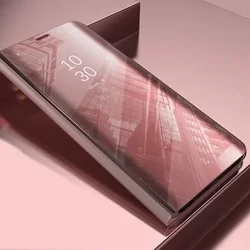 Samsung Galaxy A54 5G Telefontok - Rose gold Clear View Tok-3