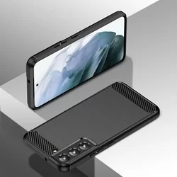 Telefontok Samsung Galaxy S23 - CARBON fekete szilikon tok-2