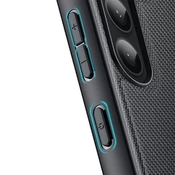 Telefontok Samsung Galaxy S23+ (S23 Plus) - Dux Ducis Fino fekete műanyag tok, szilikon kerettel-2