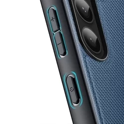 Telefontok Samsung Galaxy S23+ (S23 Plus) - Dux Ducis Fino kék műanyag tok, szilikon kerettel-2