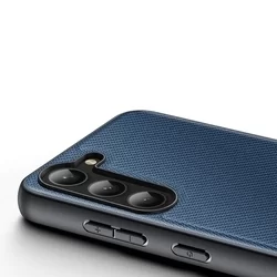 Telefontok Samsung Galaxy S23+ (S23 Plus) - Dux Ducis Fino kék műanyag tok, szilikon kerettel-3