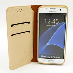 Telefontok UNIQ Arany Kihajtható Tok - Samsung Galaxy S7 Edge (8719273222614)-2