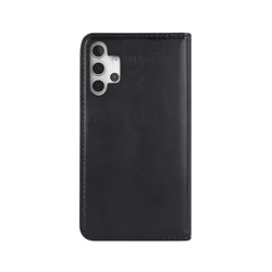 Telefontok Samsung Galaxy A13 (A135F / A137F) - Smart Magnetic fekete szilikon keretes mágneses könyvtok-1